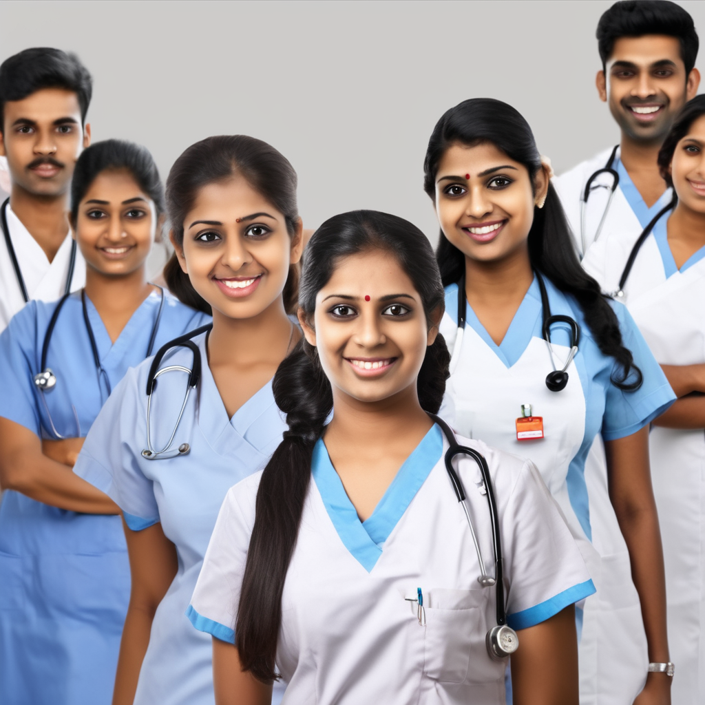 students of one of the top 20 BSc Nursing Colleges in Bangalore